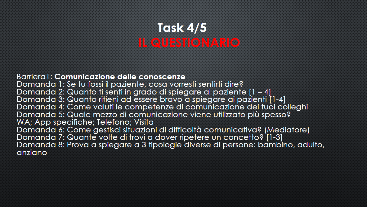 Nudge questionario